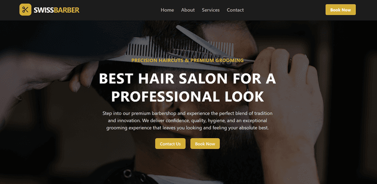 Barber Website