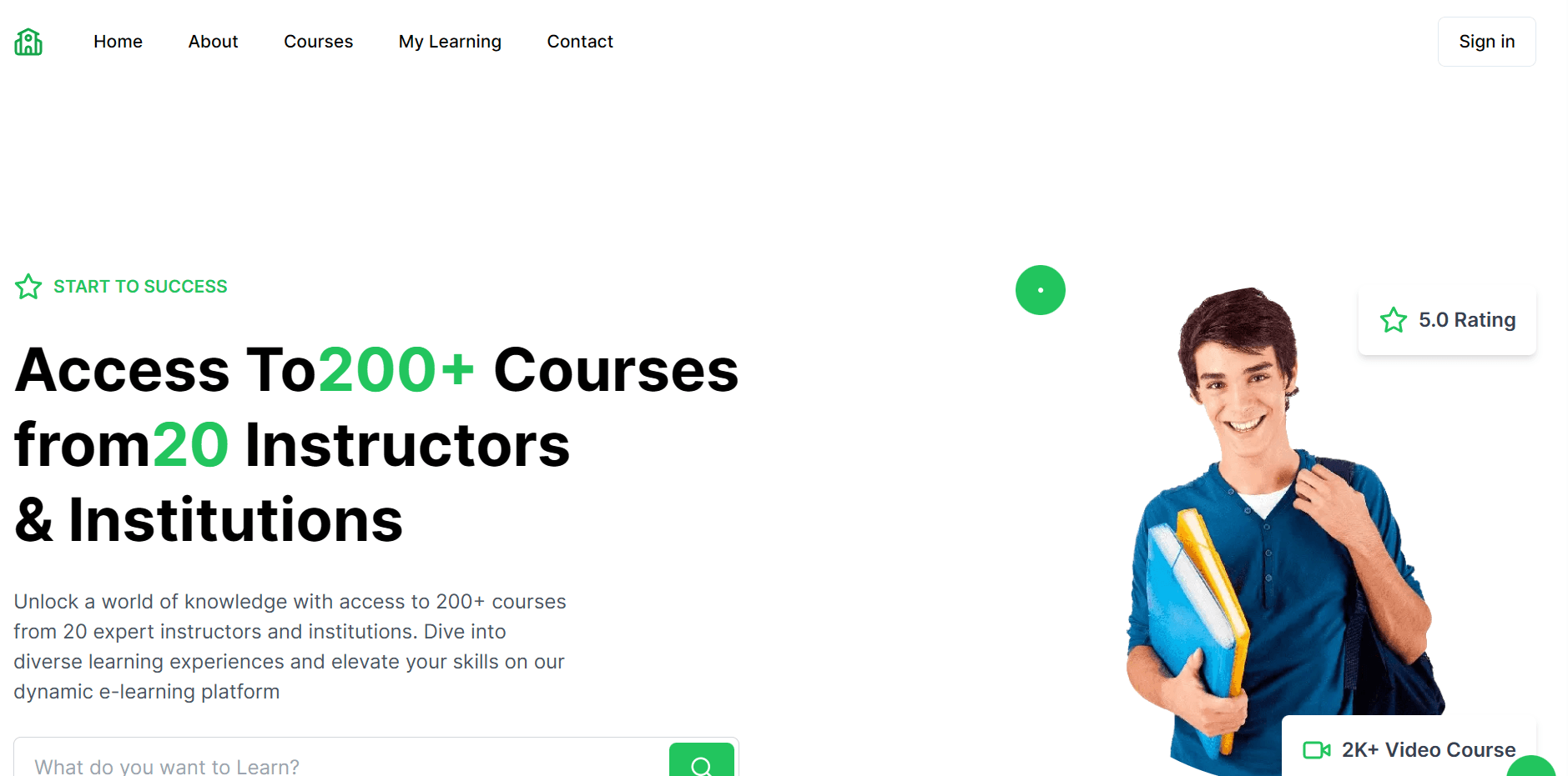 E-Learning Website