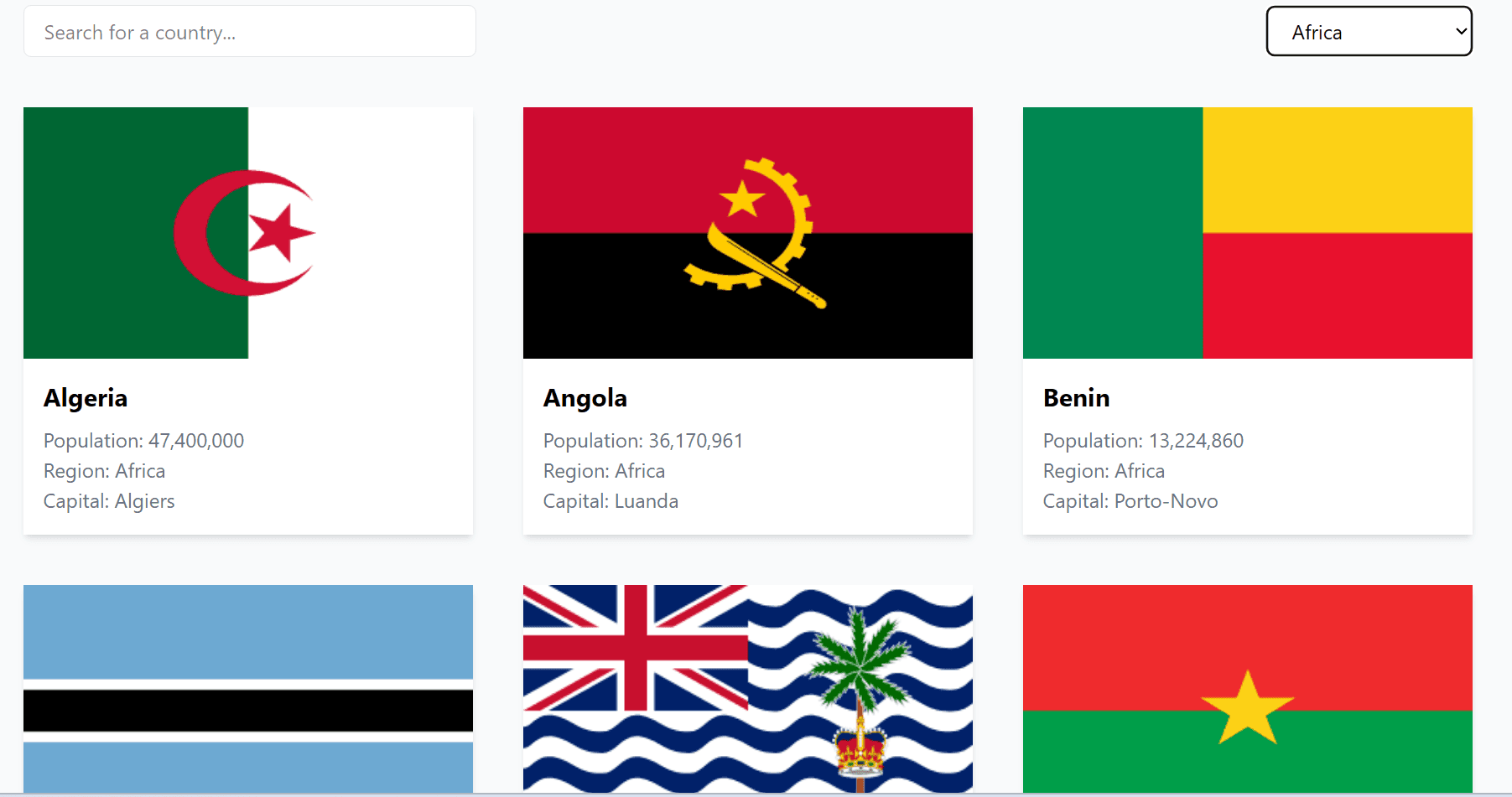 Frontendmentor Challenge REST Countries API