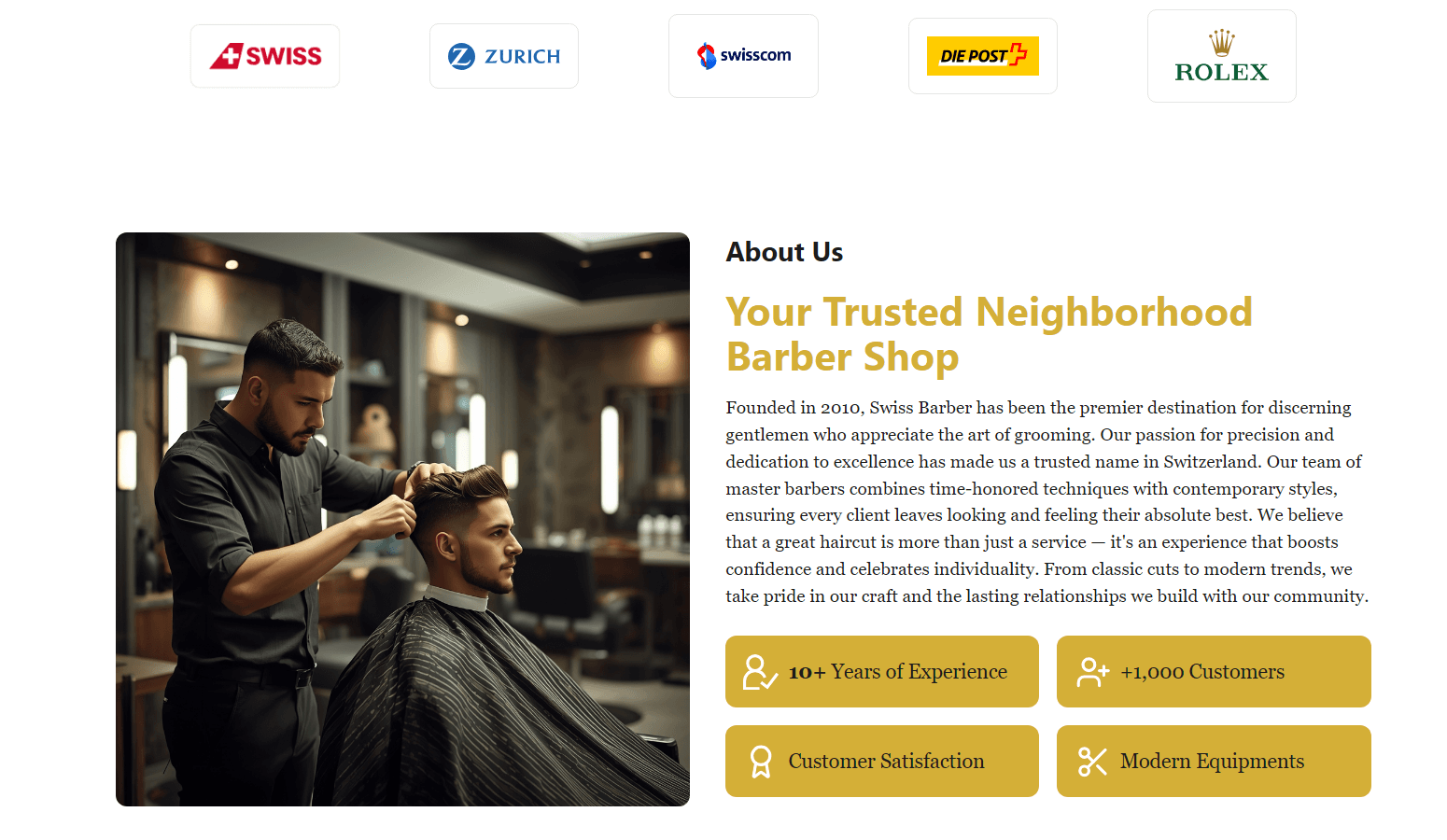 Barber Website