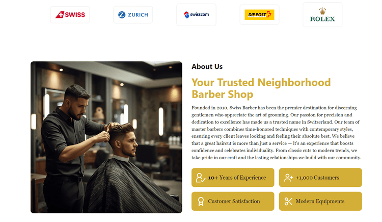 Barber Website