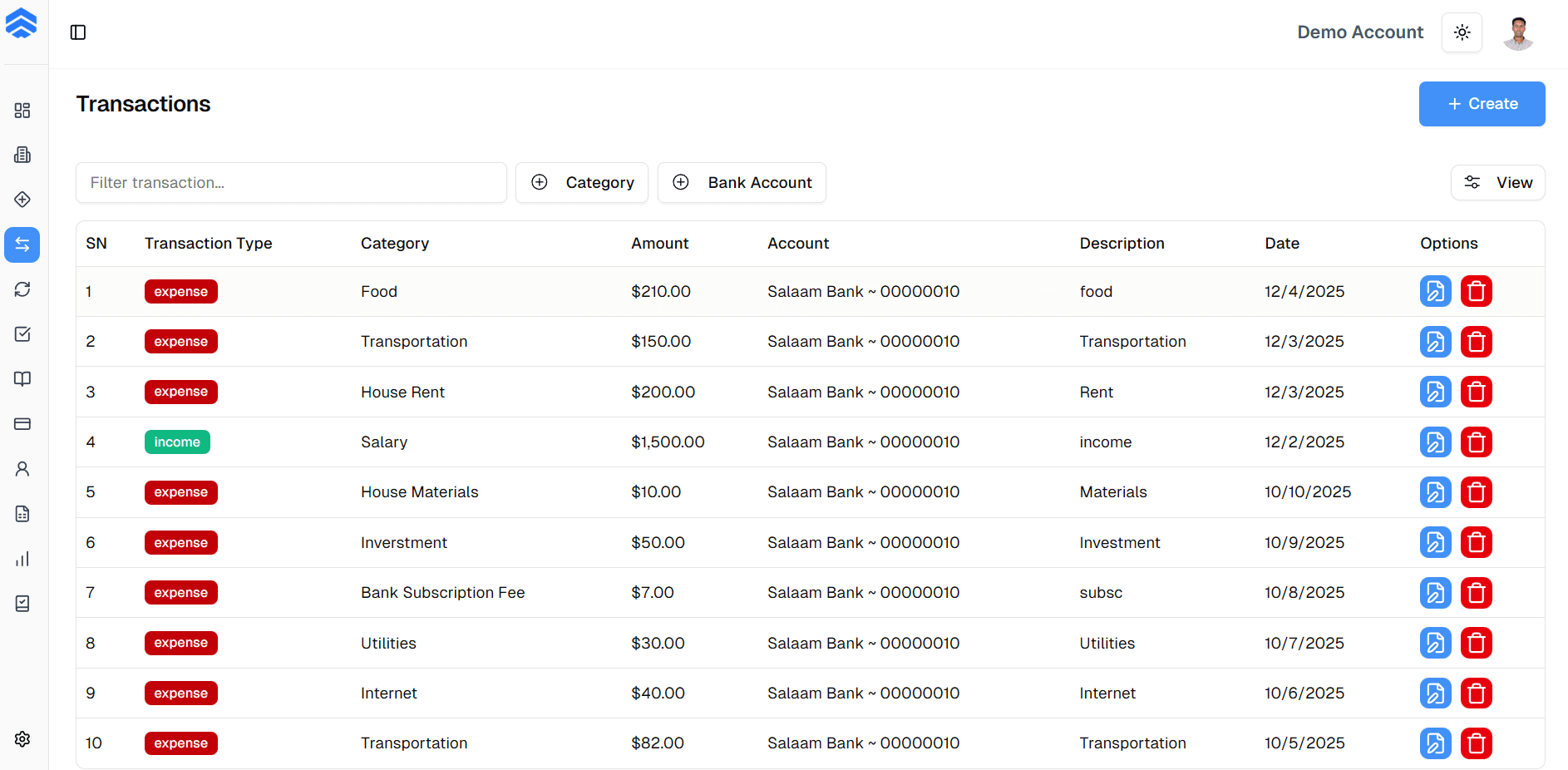 Finexa Finance App